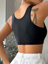 Sexy Lace Spliced Wireless Front Closure Bra
